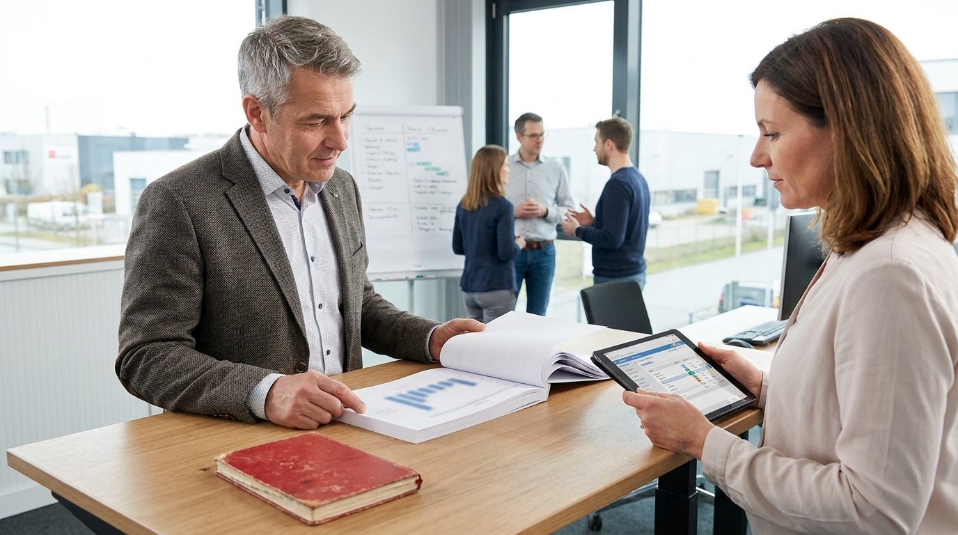 KI-generiertes Beitragsbild zum Artikel Asien-Sourcing: was den Mittelstand wirklich kostet
