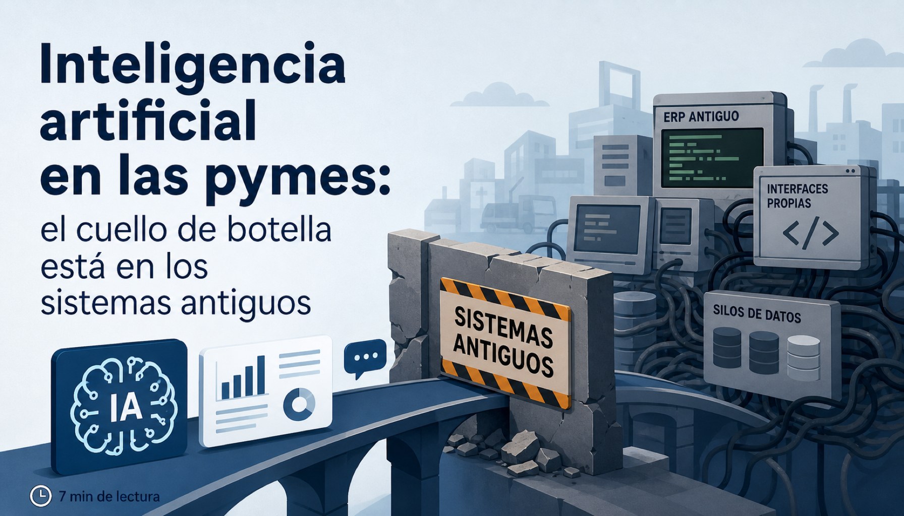 Inteligencia artificial en las pymes: el cuello de botella está en los sistemas antiguos