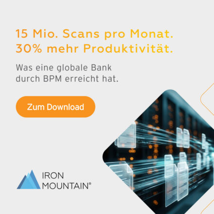 15 Mio. Scans pro Monat und 30 % mehr Produktivität durch BPM – Praxisbeispiel