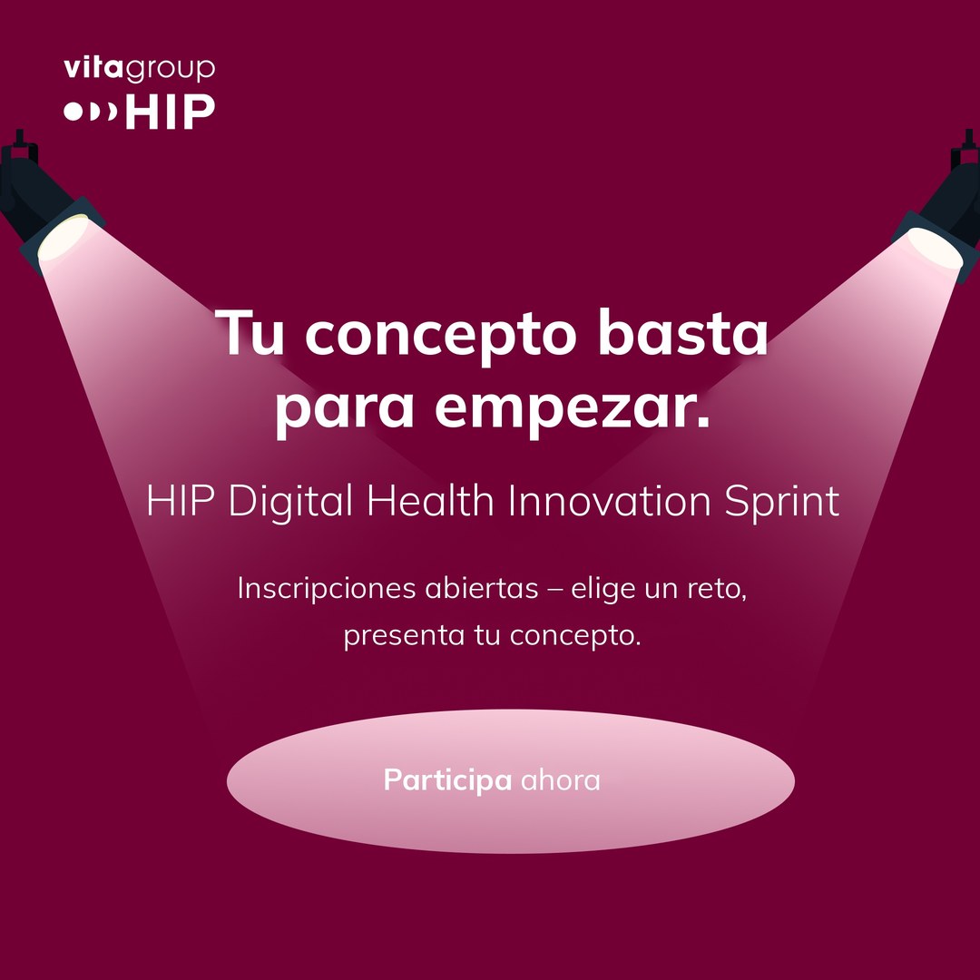 HIP Digital Health Innovation Sprint: tu concepto basta para empezar. Participa ahora.